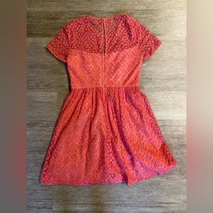 Salmon lace dress